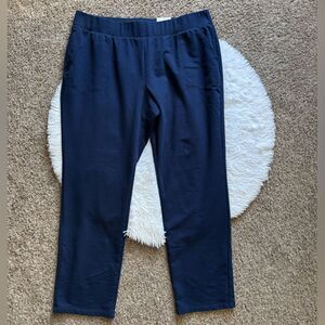 St. John’s Bay Pants Slim Leg New Blue Womens Size‎ XXL